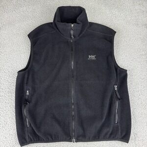 Helly Hansen Fleece Vest Vintage‎ Black Adult Large Microsoft